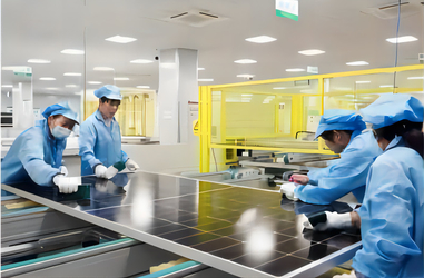 Hefei Sunrise New Energy Co., Ltd. linea di produzione del fabbricante