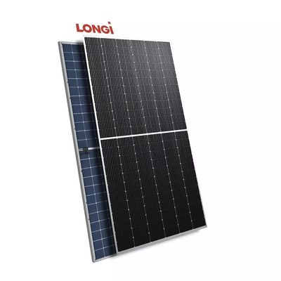 Modulo fotovoltaico del pannello solare Longi Mezza cella 540W 545W 550W 555W 560W pannelli solari bifacciali con doppio vetro