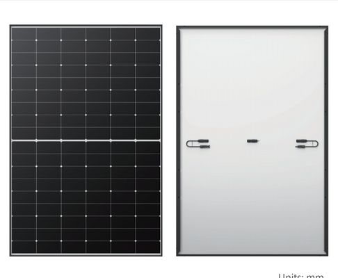 Modulo solare Longi 445W 450W 455W Cella solare mono a telaio nero per l'efficienza del pannello