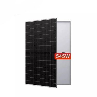 Modulo solare a taglio a mezza cella Longi da 550W con scatola di giunzione a 3 diodi 182mmx182mm