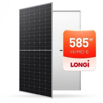 585W Longi LR5-72HTH Modulo solare 144 Mezza cella mono 565W 570W 575W 580W Personalizzabile