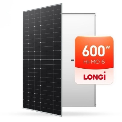 Scienziato progettato 590W 595W 600W Longi Hi-Mo X6 LR5-72HTH pannello del sistema di energia solare