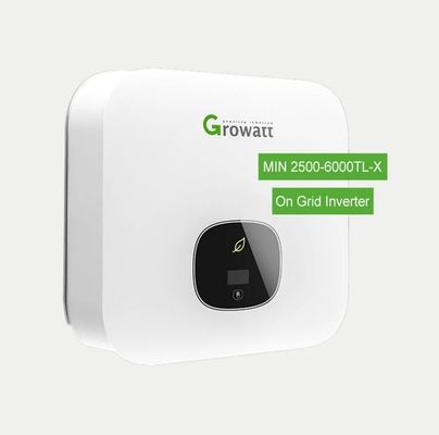 98.4% Massima efficienza Growatt MIN 2500-6000TL-X Invertitore solare per immagazzinamento residenziale