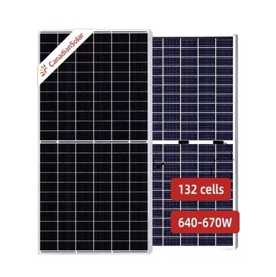 BiHiKu7 CS7N Mono PERC 640W-670W pannello fotovoltaico 210mm modulo solare a metà taglio con materiali