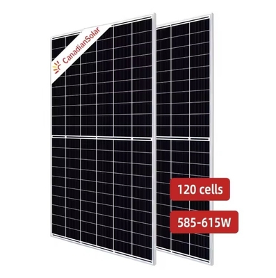 Canadese HiKu7 CS7L-MS pannello solare monocristallino a mezza cella mono 585W-615W 31.0kgs