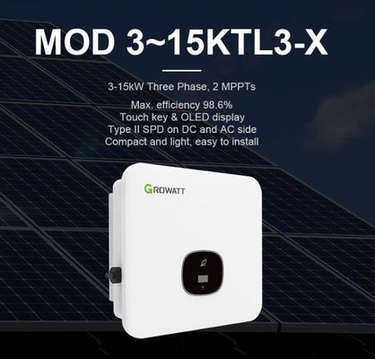 Invertitore solare per uso residenziale a tre fasi