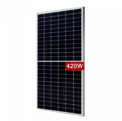 Moduli solari monofacciali a mezza cellula da 182 mm 395W-420W per pannelli fotovoltaici sul tetto in Canada
