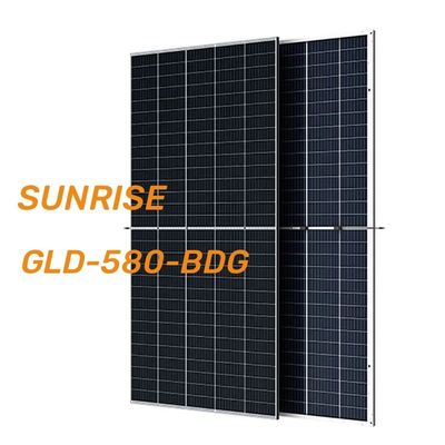Pannello solare bifacciale al silicio monocristallino 132 celle 560W-580W IP68