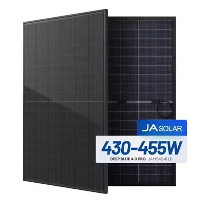 JA Modulo solare tipo N JAM54D41 LB Mono tutto nero Bifaciale 430W 435W 440W 445W 450W 455W pannello solare fotovoltaico