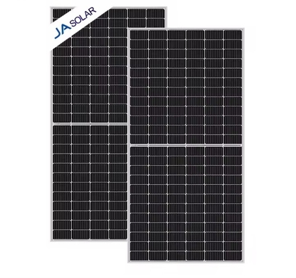 JA pannelli solari JAM78D30 MB 580W 585W 590W 595W 600W 605W Bifaciale mono PERC Mezza cella doppio modulo di vetro