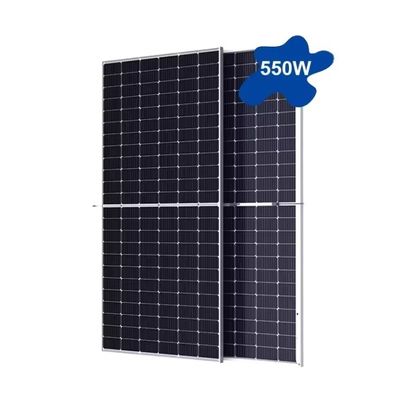 Monocristallino di silicio 535W 540W 545W 550W 555W 560W pannello solare bifacciale a doppio vetro
