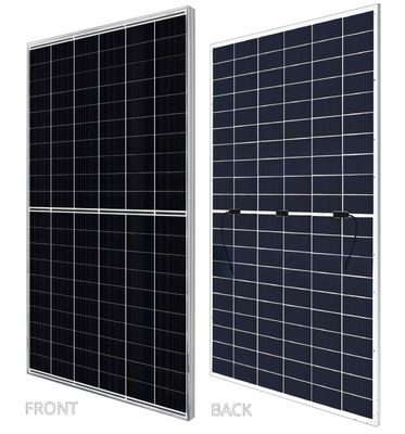 PERC Technology pannello fotovoltaico bifacciale 585w modulo solare in alluminio anodizzato