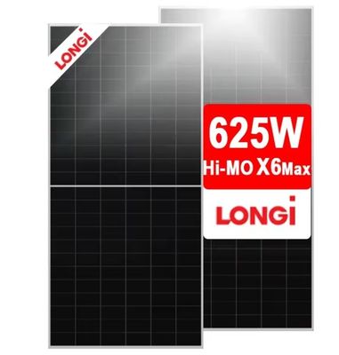 Sistema di energia solare pannello solare Longi Hi-MO X6 Max LR7-72HTDR 600W 605W 610W 615W 620W 625W