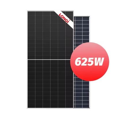 2382x1134x30mm Bifaciale Modulo fotovoltaico a doppio vetro 625W Sistema solare monocristallino